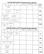 اطلاعیه آموزشی
برنامه کلاسی نیمسال اول سال جاری اعلام شد 2
