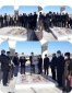 حضور کارکنان دانشکده فنی وحرفه ای امام علی (ع)طبس در گلزار شهدای گمنام به مناسبت گرامیداشت اولین سالگرد سپهبد شهید حاج قاسم سلیمانی