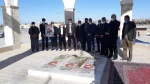 حضور کارکنان دانشکده فنی وحرفه ای امام علی (ع)طبس در گلزار شهدای گمنام 2