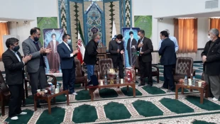 بازدید رئیس دانشگاه فنی و حرفه ای استان خراسان  جنوبی و هیئت همراه از آموزشکده فنی و حرفه ای امام علی (ع) طبس 7