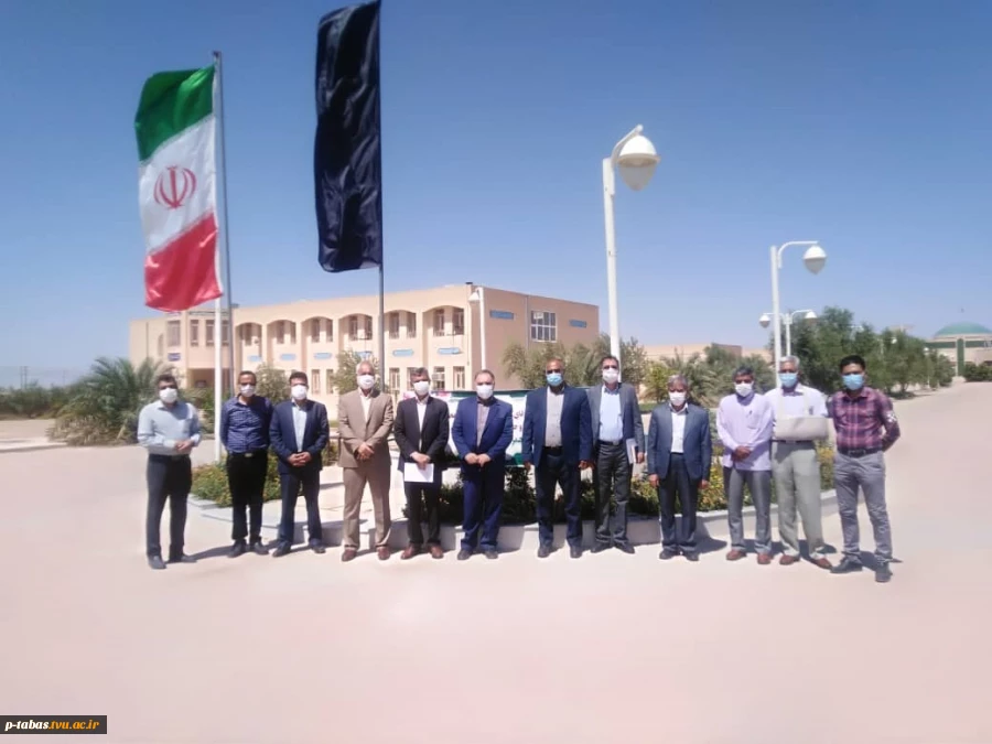 بازدید جناب مهندس مالکی ریاست دانشگاه فنی و حرفه ای استان خراسان جنوبی و هیات همراه از آموزشکده فنی طبس 4