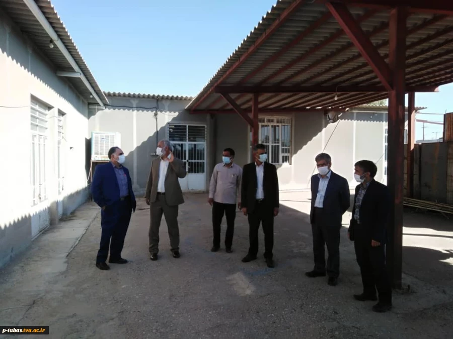 بازدید جناب مهندس مالکی ریاست دانشگاه فنی و حرفه ای استان خراسان جنوبی و هیات همراه از آموزشکده فنی طبس 6