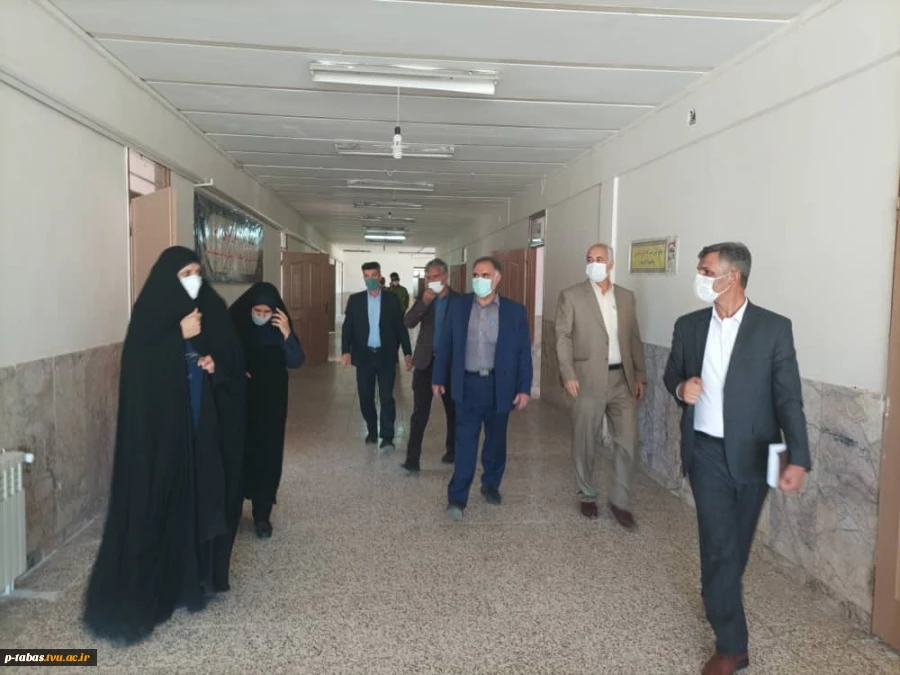 بازدید مدیر کل اداره کل امور دانشجویی دانشگاه فنی و حرفه ای کشور سرکار خانم دکتر رباط جزی از آموزشکده فنی و حرفه ای امام علی علیه السلام طبس 3
