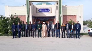 مراسم تکریم و معارفه مسئول بسیج کارکنان آموزشکده فنی و حرفه ای امام علی علیه السلام طبس برگزار گردید. 3