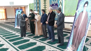 مراسم تکریم و معارفه مسئول بسیج کارکنان آموزشکده فنی و حرفه ای امام علی علیه السلام طبس برگزار گردید. 4