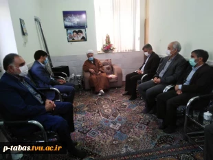 دیدار مدیر کل فرهنگی دانشگاه فنی وحرفه ای کشور با امام جمعه شهرستان طبس 4