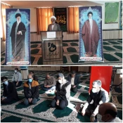 برگزاری مراسم سخنرانی به منظور بزرگداشت حماسه نهم دی ماه در محل نمازخانه آموزشکده فنی وحرفه ای امام علی (ع) طبس 2