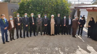 آیین تجدید میثاق جامعه دانشگاهیان شهرستان طبس با آرمان‌های انقلاب اسلامی با حضور مسئولین و کارکنان دانشگاههای شهرستان طبس 7