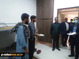 بازدید رئیس آموزشکده فنی امام علی (ع) طبس و کارکنان از خوابگاه پسران به مناسبت هفته خوابگاه ها 2