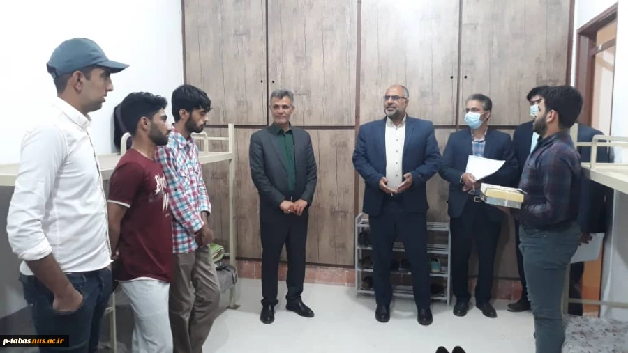 بازدید رئیس آموزشکده فنی امام علی (ع) طبس و کارکنان از خوابگاه پسران به مناسبت هفته خوابگاه ها 8
