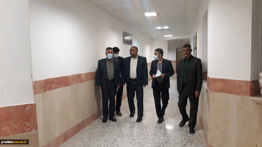 بازدید رئیس آموزشکده فنی امام علی (ع) طبس و کارکنان از خوابگاه پسران به مناسبت هفته خوابگاه ها 9