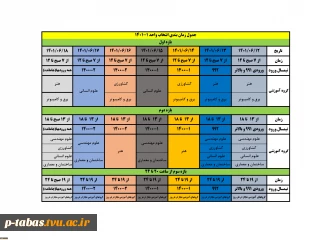 اطلاعیه مهم انتخاب واحد نیمسال اول سال تحصیلی 01-1401 3