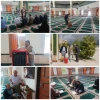  به مناسبت شروع ماه مبارک رمضان غبارروبی نمازخانه دانشکده فنی و حرفه‌ای طبس توسط همکاران 2