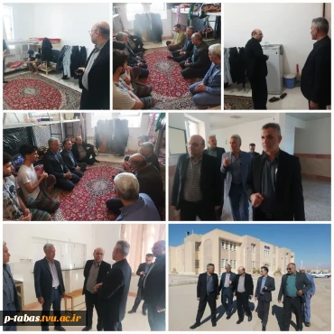 بازدید دکتر شمامی مدیر کل محترم امور دانشجویی دانشگاه ملی مهارت کشور از خوابگاه دانشجویی پسران طبس